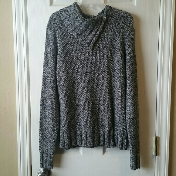 Tailor B. Moss Sweaters - B. Moss Navy & White Sweater SZ Small